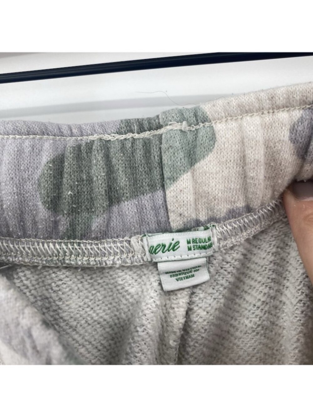 Aerie Camo Joggers Size M Comfy Lounge Pants With Drawstring Waist - Picture 7 of 12